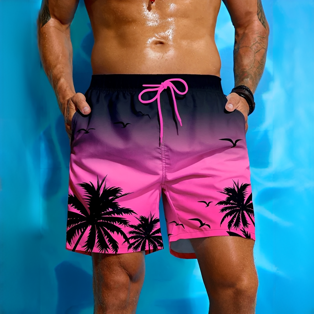 Angelo - Trendige Herrenbadehose