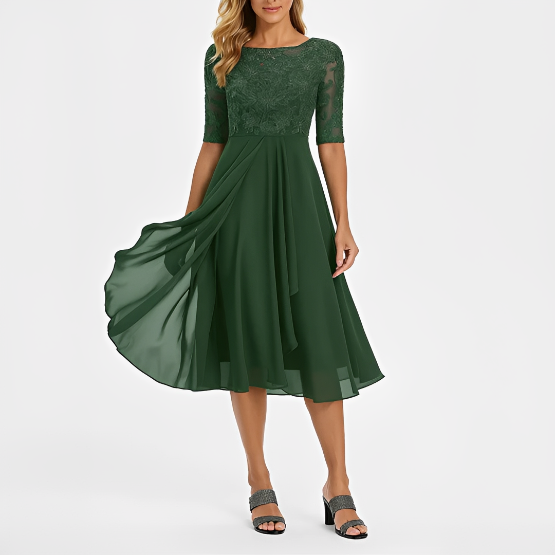 Florenz - Elegantes Midi-Kleid
