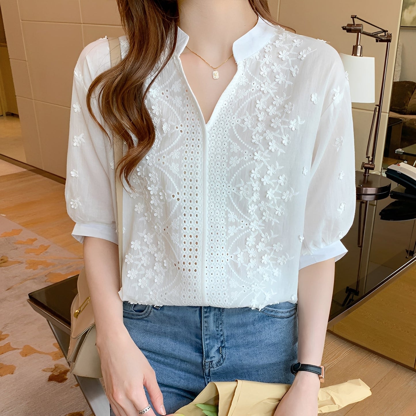 Monika - Damenbluse - für den täglichen Look
