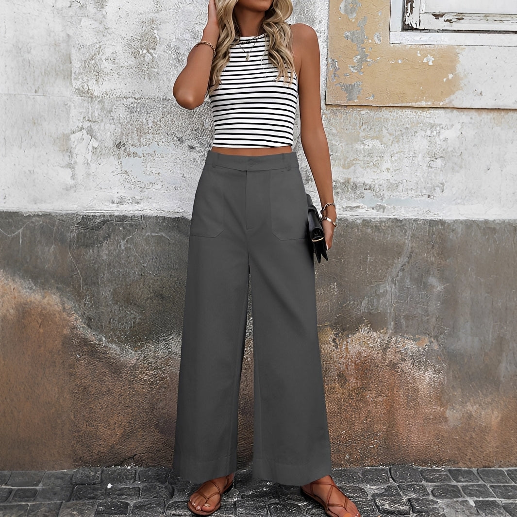 Sofia - Weite Hosen mit hohem Bund