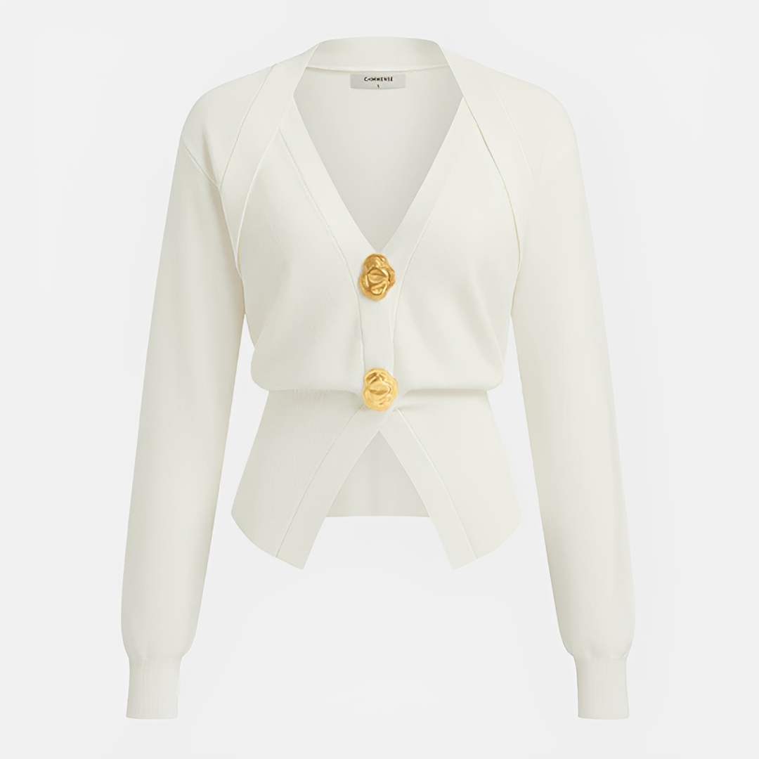 Kisha - Modejacke mit V-Kragen