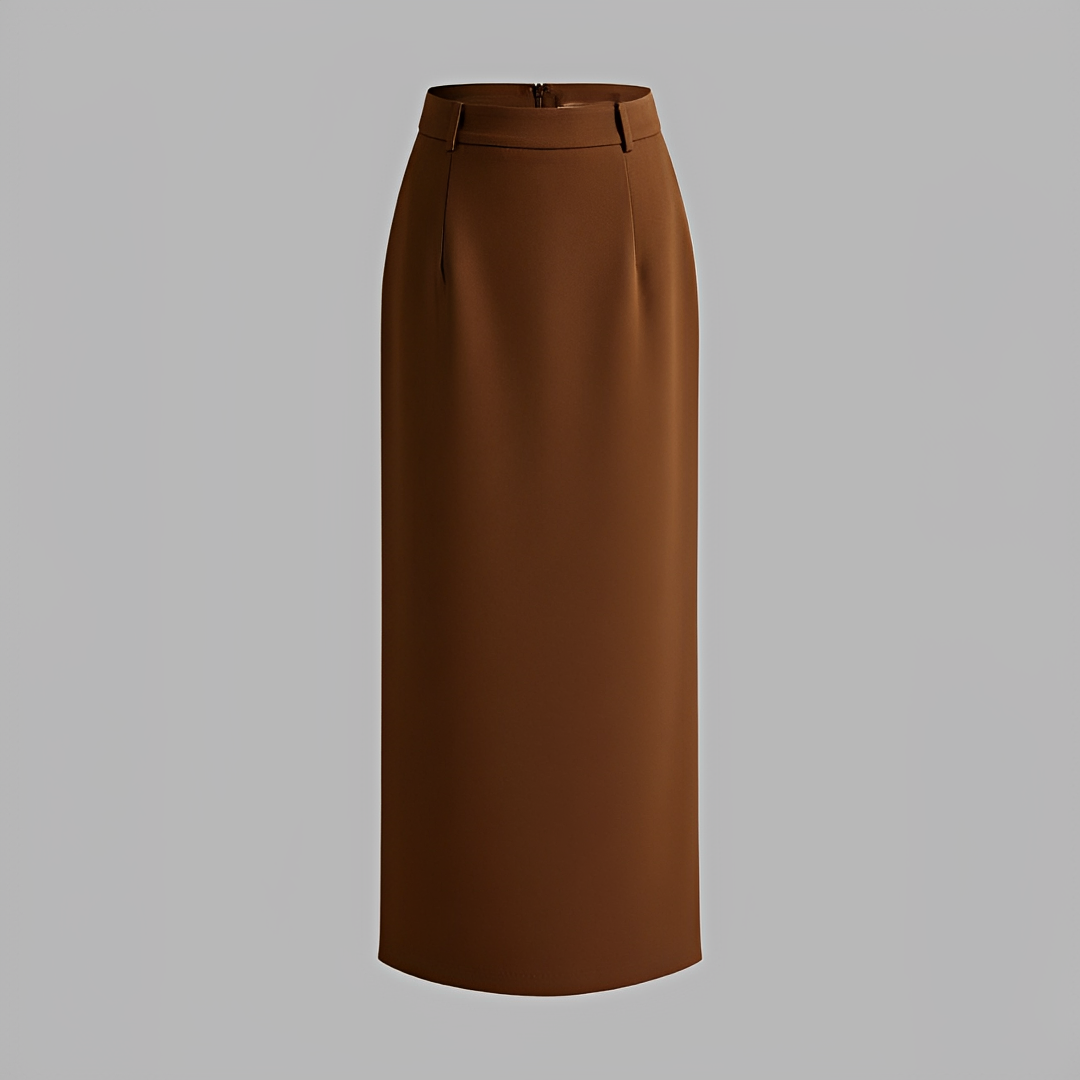Alita - Eleganter Maxirock mit Rückenschlitz