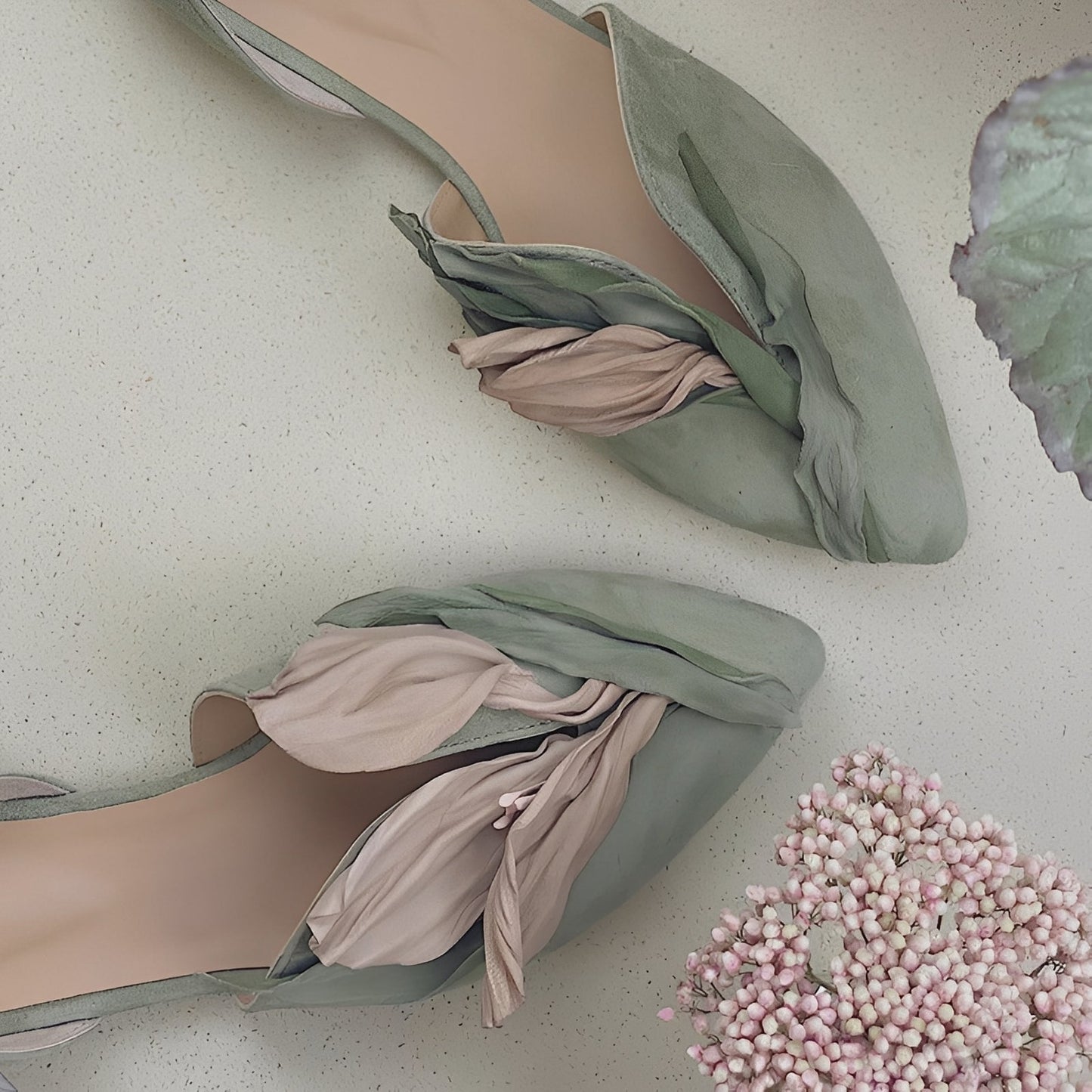 Jennifer - Trendige flache Damenschuhe mit Blumenmuster