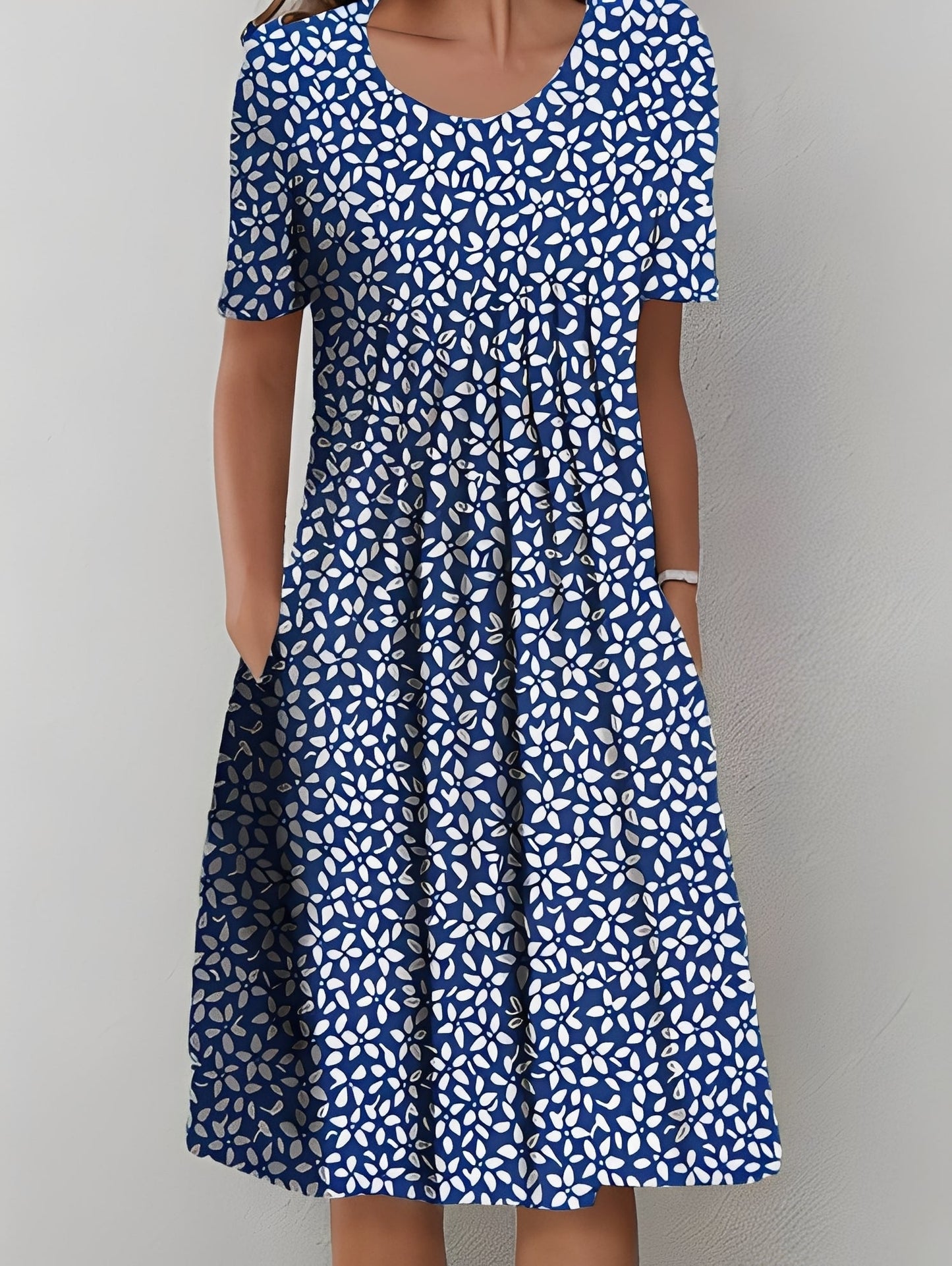 Jodie - Elegantes bedrucktes Damenkleid