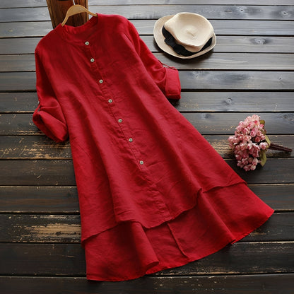 Mildred - Elegantes Kleid mit Knöpfen