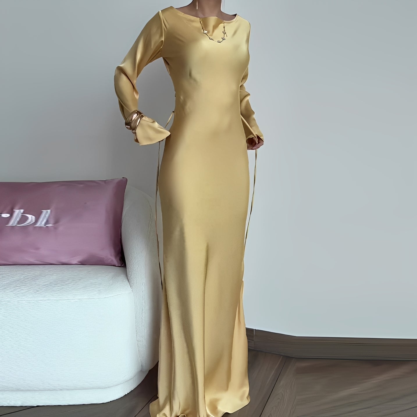 Anisa - Stilvolles Langarmkleid für Damen