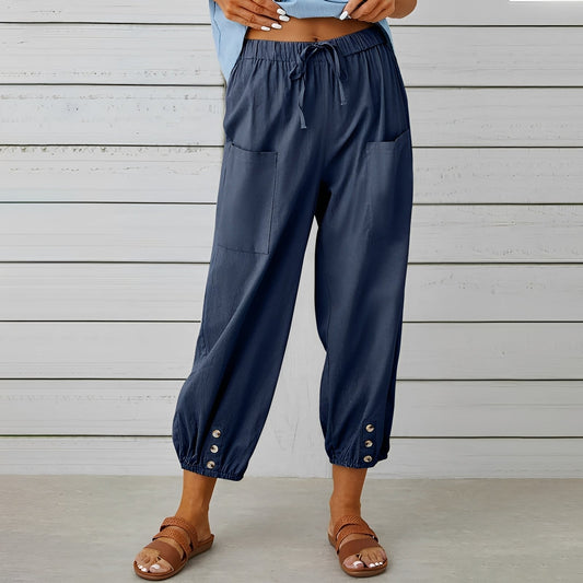 Christa - Bequeme, locker sitzende, verkürzte Damenhose