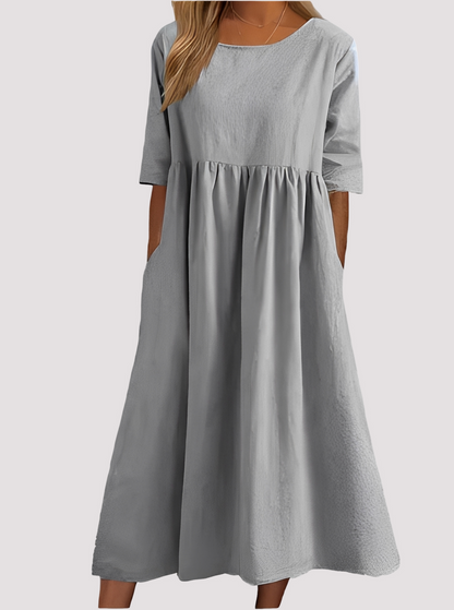Julie - Damenkleid für den Alltag mit Taschen