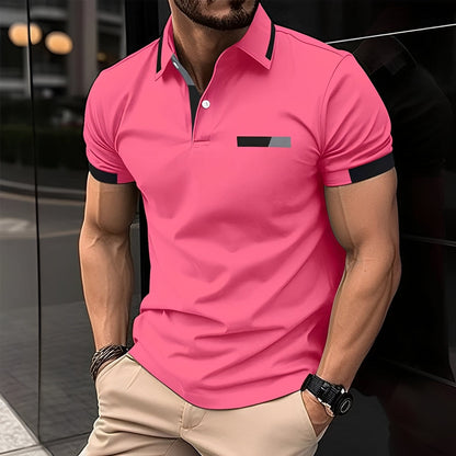 Julian - Elegantes, sportliches Polohemd mit Reverskragen für Herren