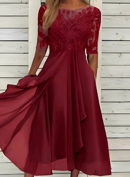 Lena – Damen-Midikleid – Komfortabel und schick