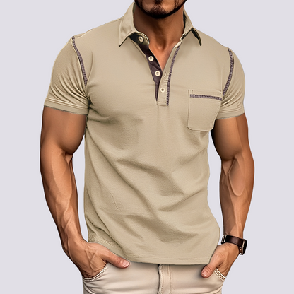 Stefan - Elegantes, luftdurchlässiges Poloshirt für Herren