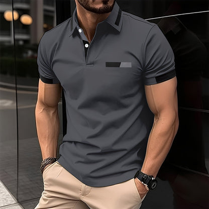 Julian - Elegantes, sportliches Polohemd mit Reverskragen für Herren