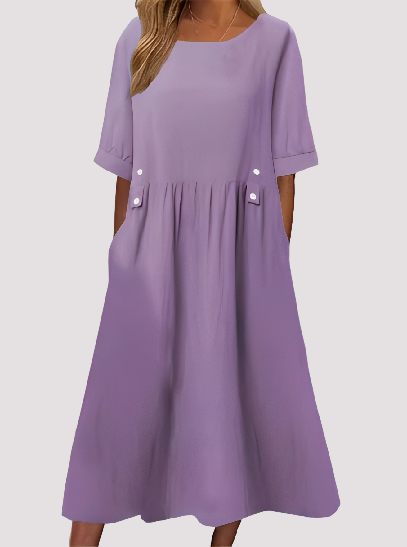 Julie - Damenkleid für den Alltag mit Taschen