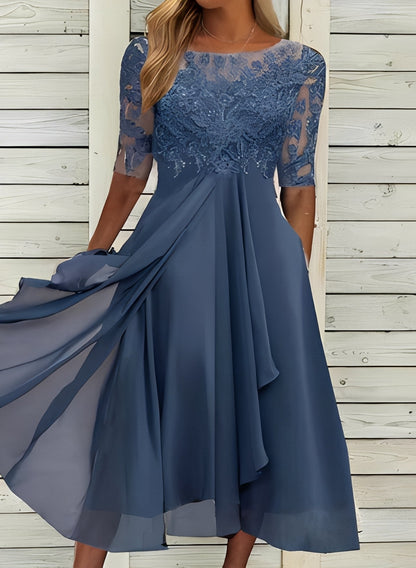 Lena – Damen-Midikleid – Komfortabel und schick