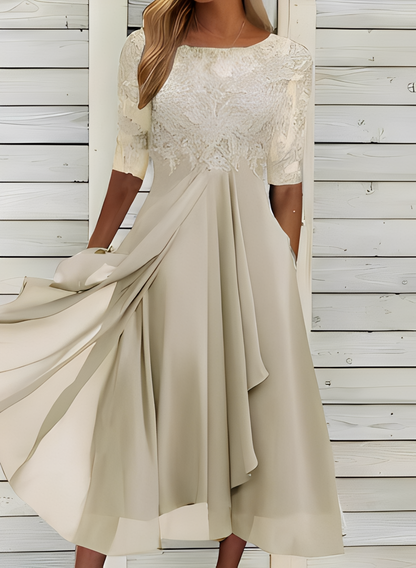 Lena – Damen-Midikleid – Komfortabel und schick