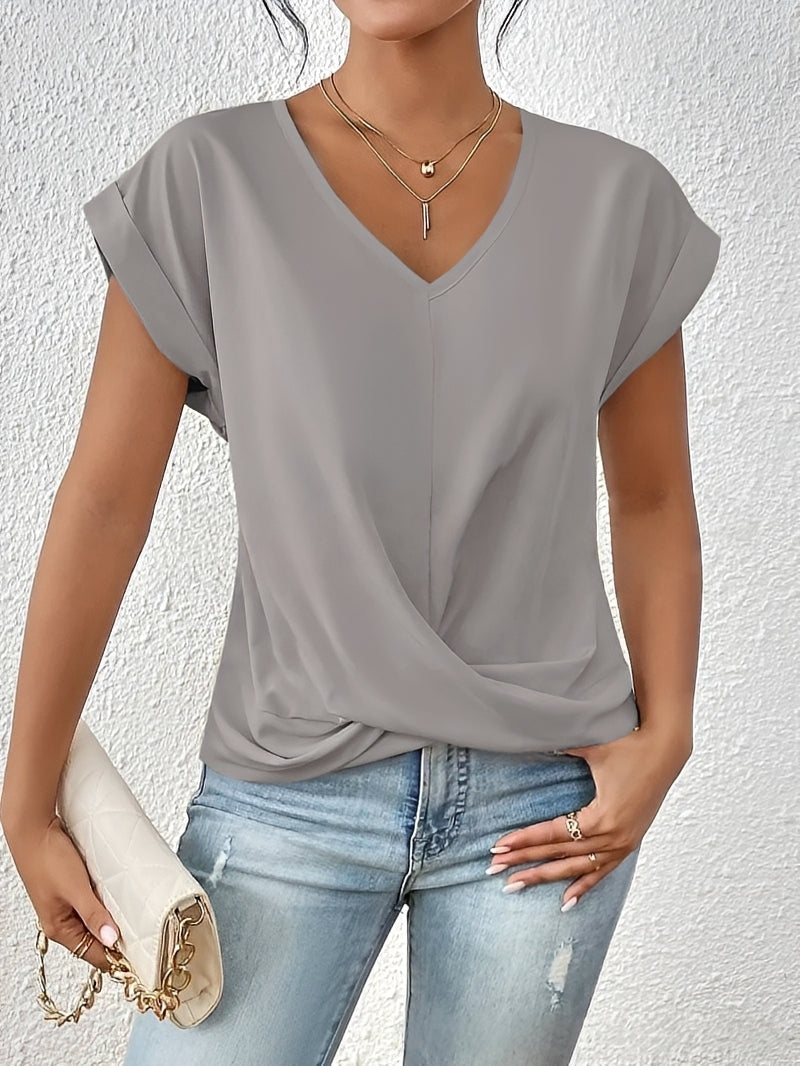 Lucie – Damen-Shirt mit V-Ausschnitt – für jeden Tag
