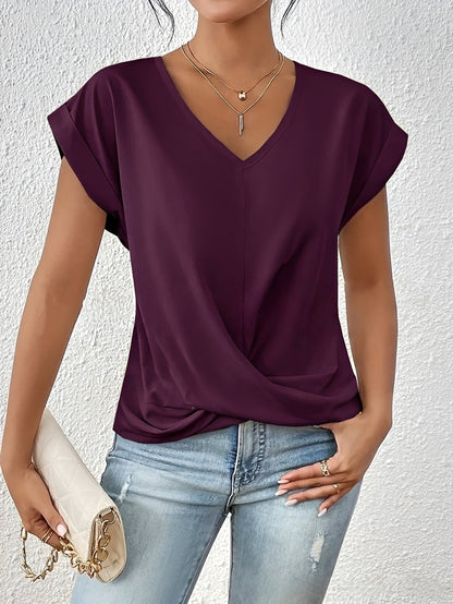 Lucie – Damen-Shirt mit V-Ausschnitt – für jeden Tag