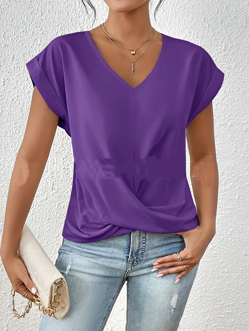 Lucie – Damen-Shirt mit V-Ausschnitt – für jeden Tag
