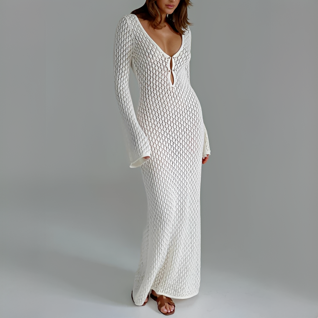Jenny - Komfortables langes Kleid