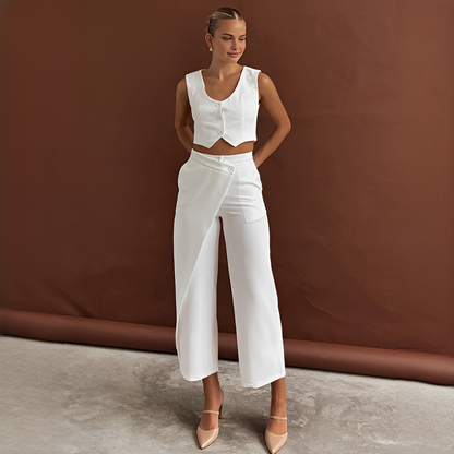 Agnes - Elegantes Set mit Weste und Hose
