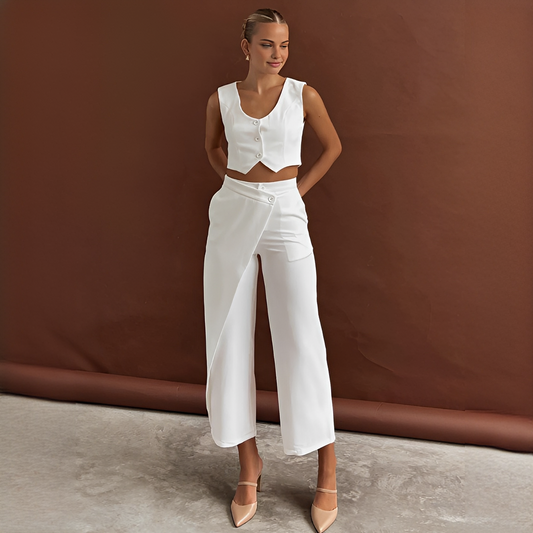 Agnes - Elegantes Set mit Weste und Hose