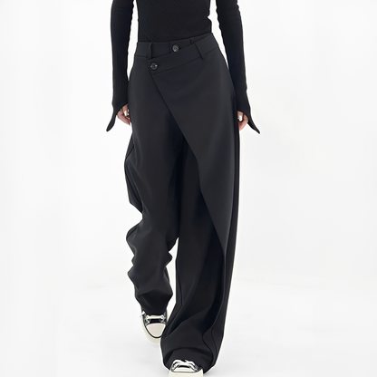 Lussey - Eine modische Damenhose mit weitem Schnitt