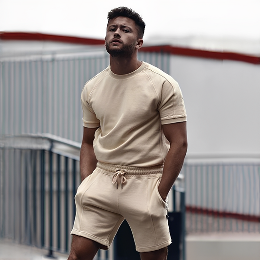 Drake - Herren-Ensemble aus T-Shirt und Shorts - optimal für warme Tage