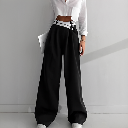 Aurilla - Elegante Hose mit weitem Bein