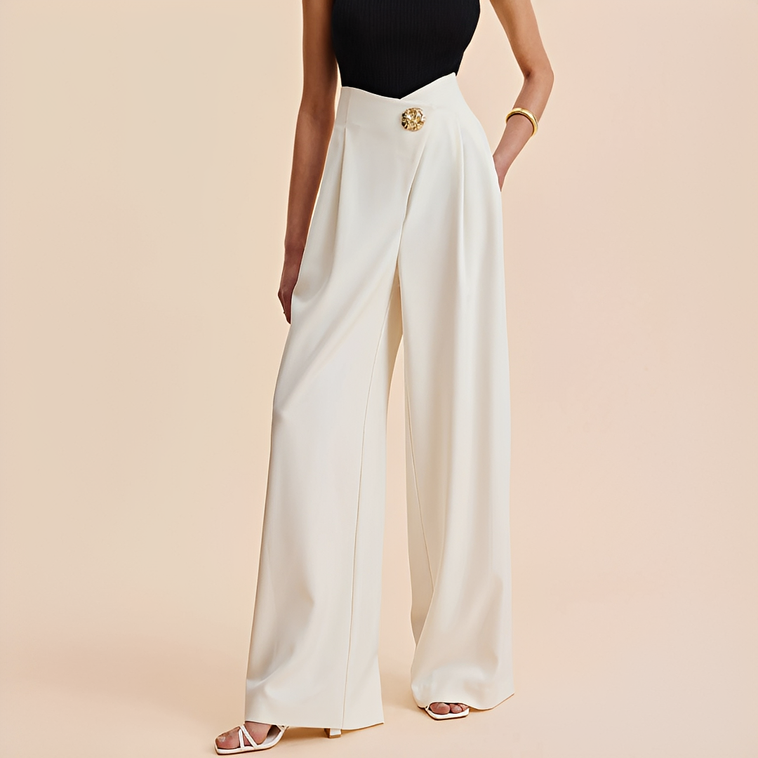 Joyce - Weite Hose mit hoher Taille