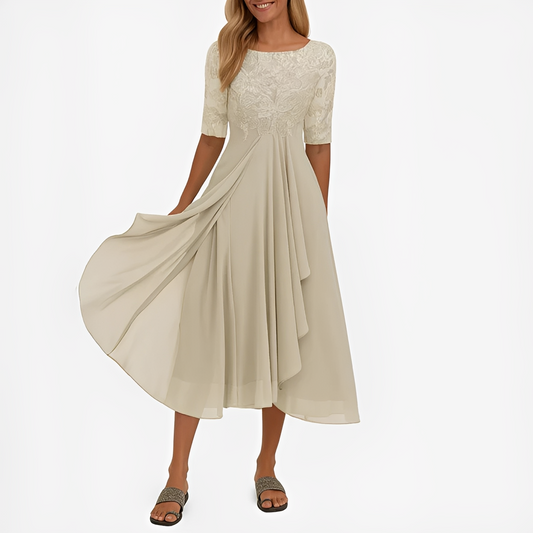 Florenz - Elegantes Midi-Kleid