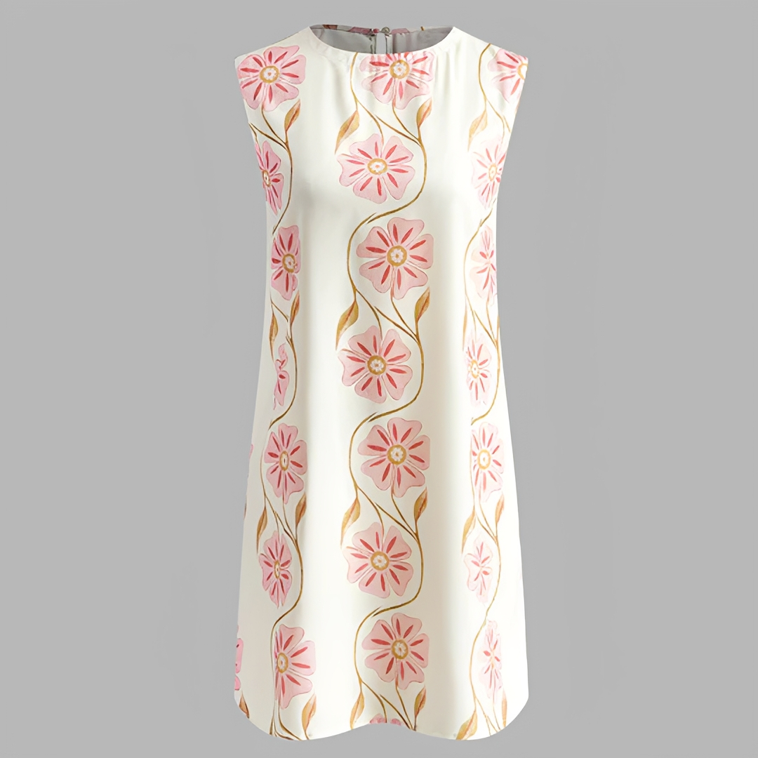 Kemberly - Stilvolles ärmelloses Kurzkleid