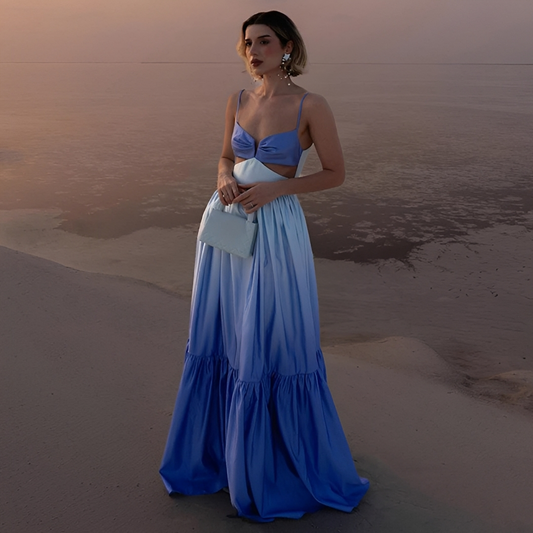 Corina - Stilvolles Cami-Maxikleid