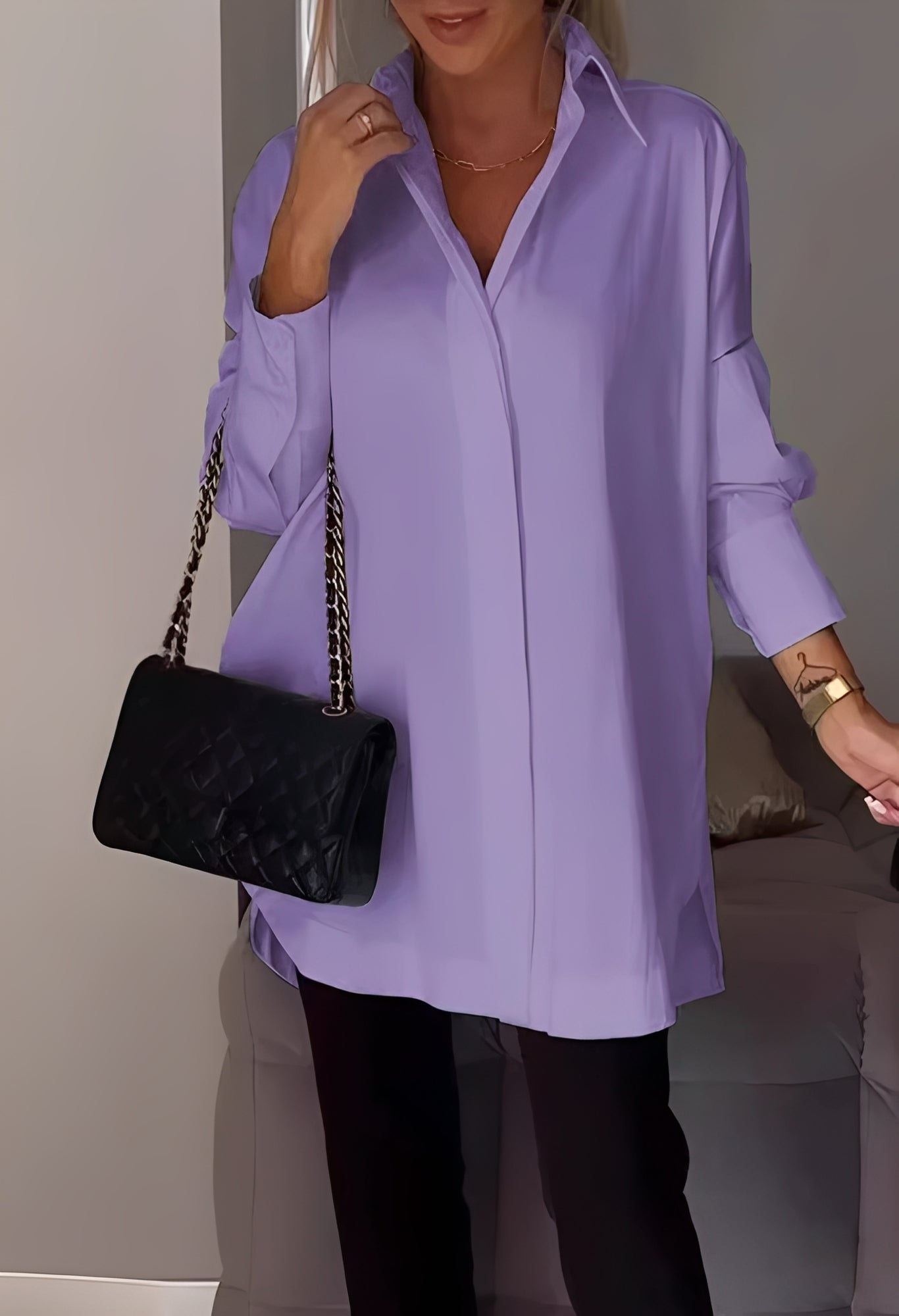 Lauren - Elegantes Langarmhemd