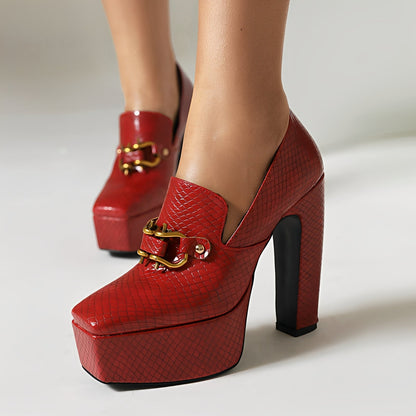 Jennie - Modische Chunky-Heels