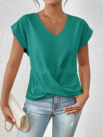 Lucie – Damen-Shirt mit V-Ausschnitt – für jeden Tag
