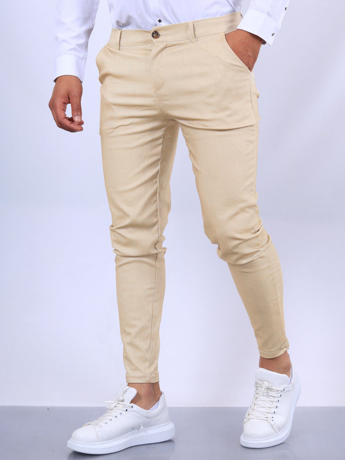 Ryan - Herren schmal geschnittene Hose im entspannten Stil