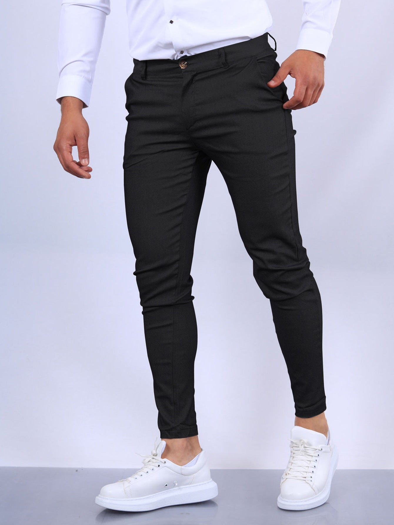 Ryan - Herren schmal geschnittene Hose im entspannten Stil