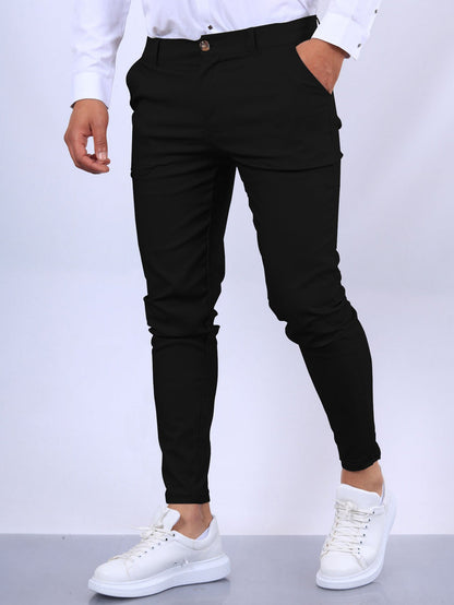 Ryan - Herren schmal geschnittene Hose im entspannten Stil