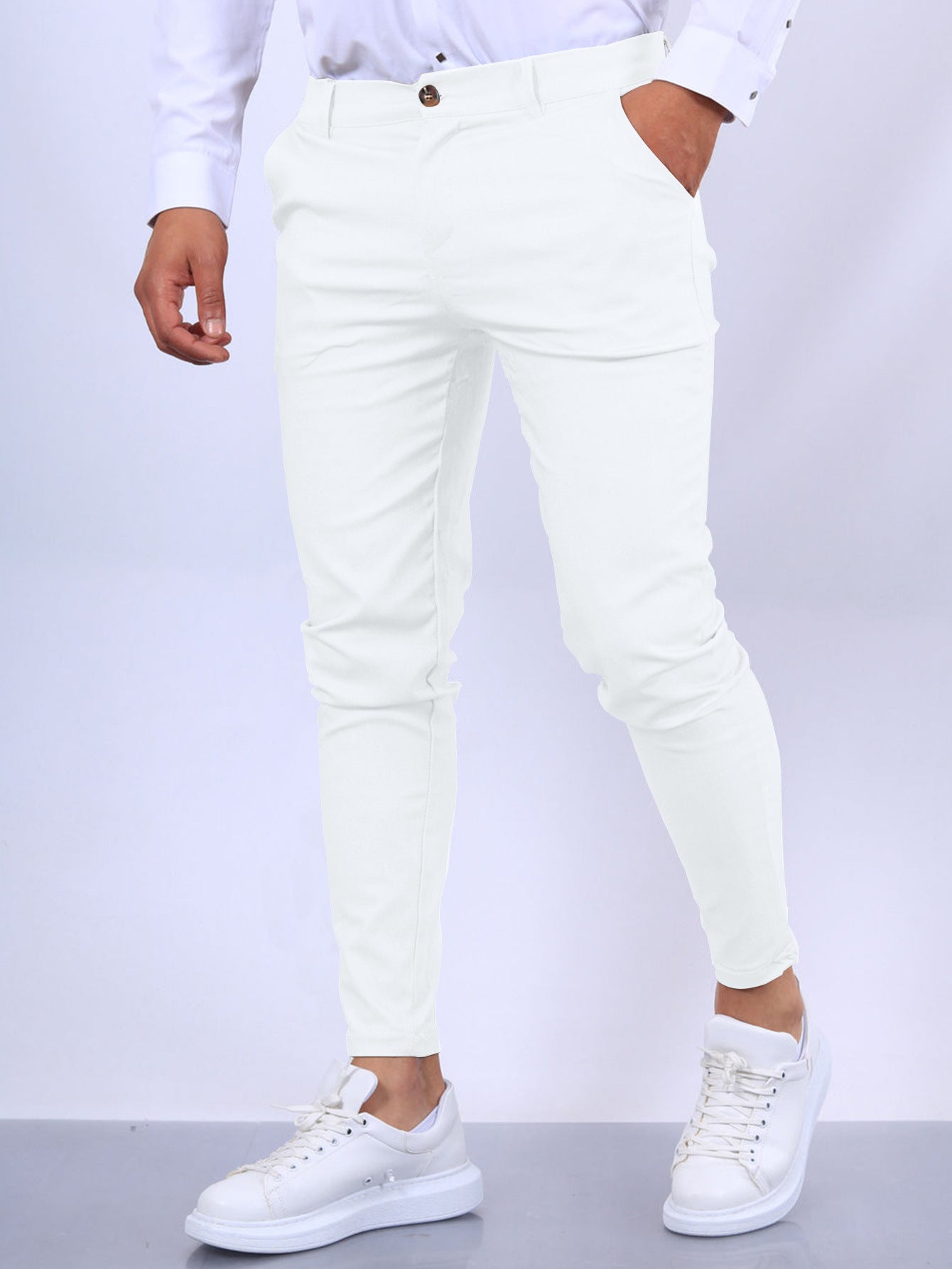 Ryan - Herren schmal geschnittene Hose im entspannten Stil