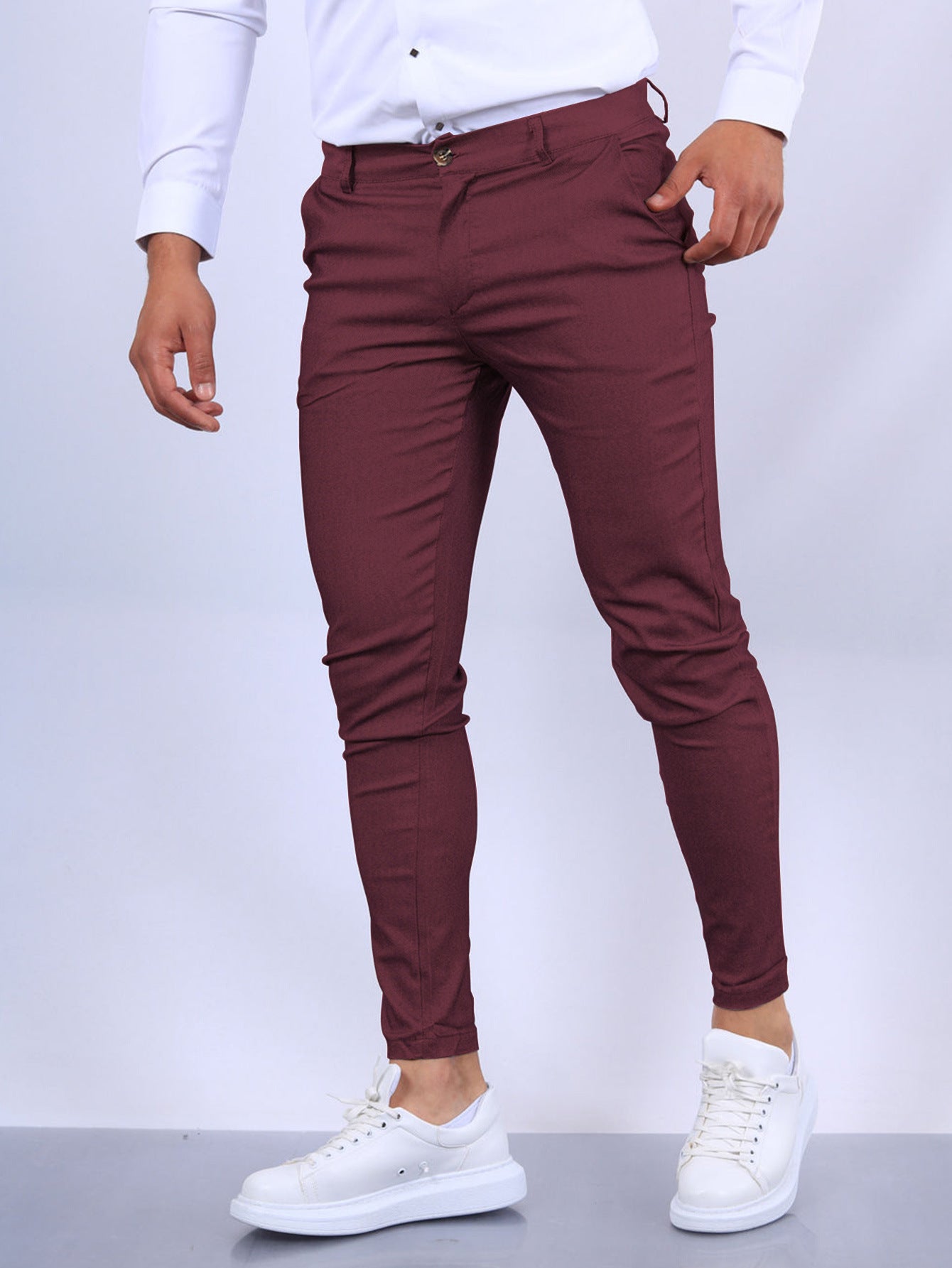 Ryan - Herren schmal geschnittene Hose im entspannten Stil