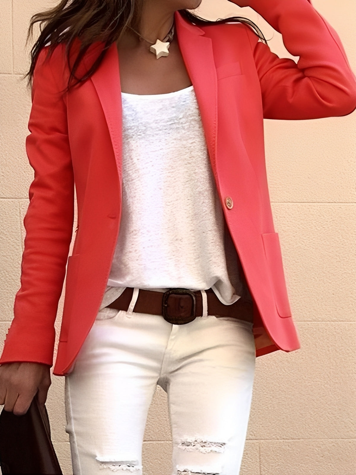 Leonie - Lässiger und eleganter Slim-Fit-Blazer für Damen