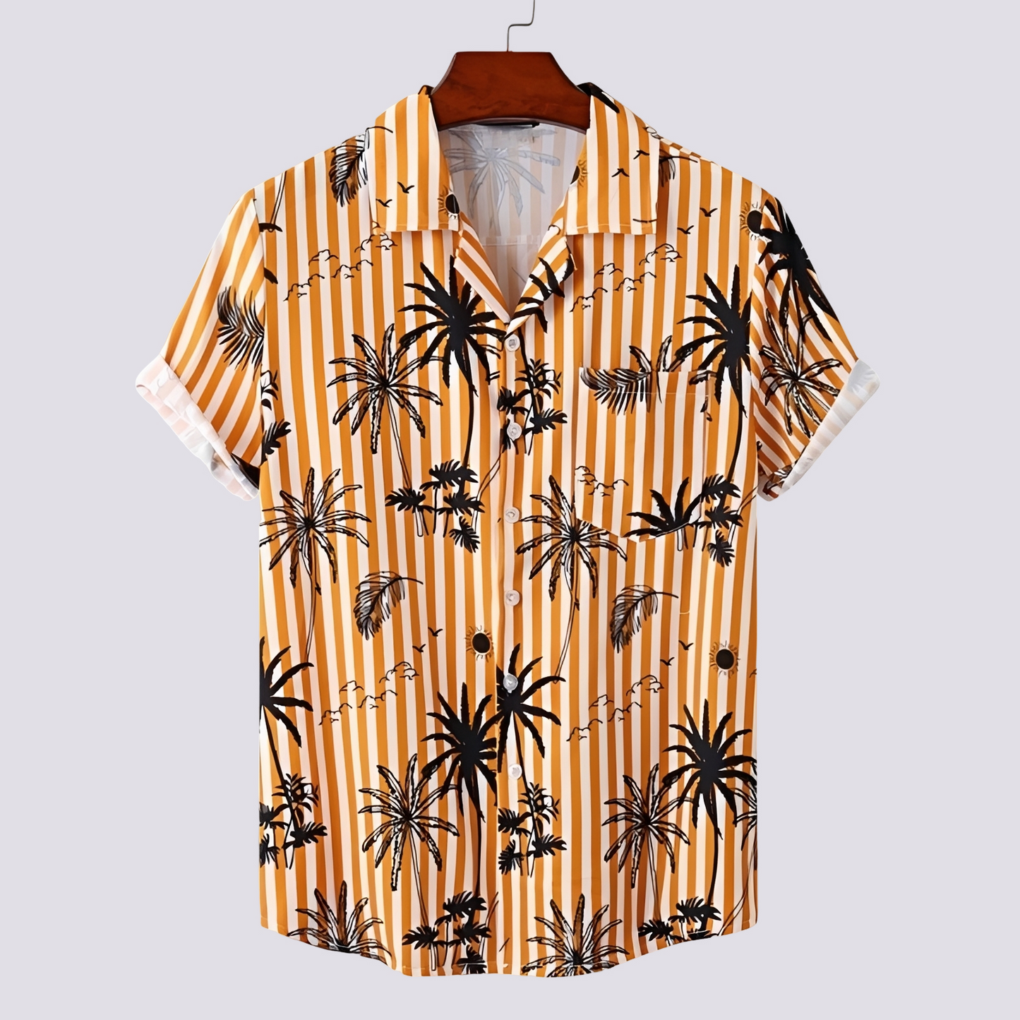 Ronan - Stilvolles Herrenhemd im Hawaii-Design