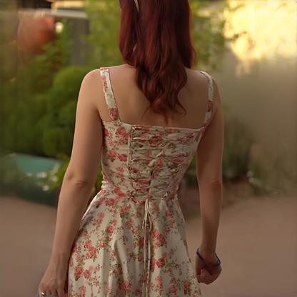 Quinny - Blumen-Midikleid