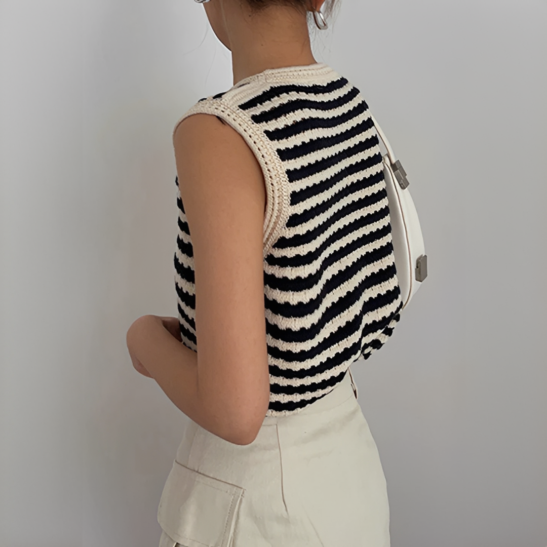 Eloise - Elegante Streifen-Weste