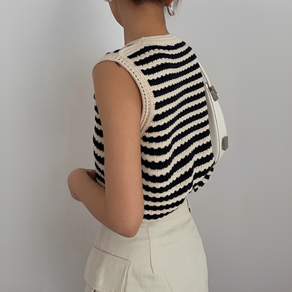 Eloise - Elegante Streifen-Weste
