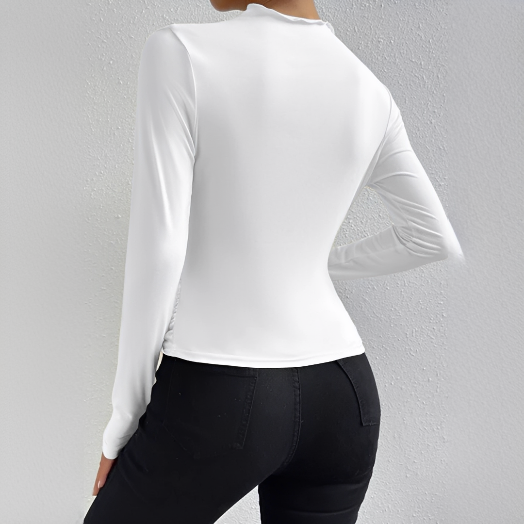 Rochelle - Elegantes Langarm-Top