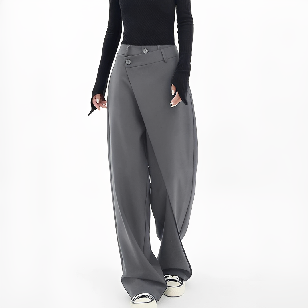 Lussey - Eine modische Damenhose mit weitem Schnitt