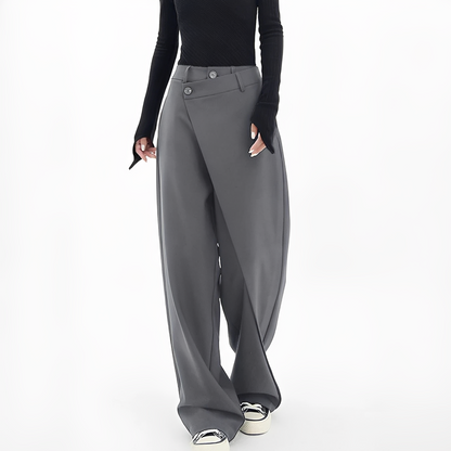 Lussey - Eine modische Damenhose mit weitem Schnitt