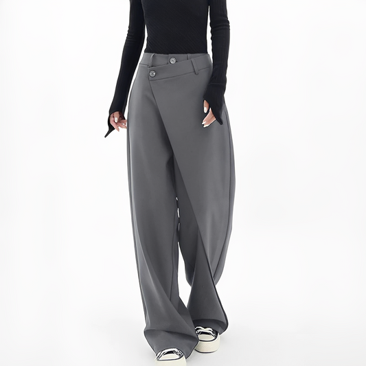 Lussey - Eine modische Damenhose mit weitem Schnitt