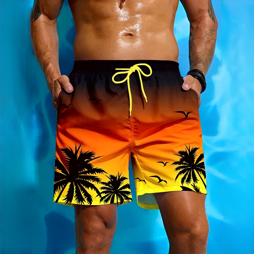 Angelo - Trendige Herrenbadehose